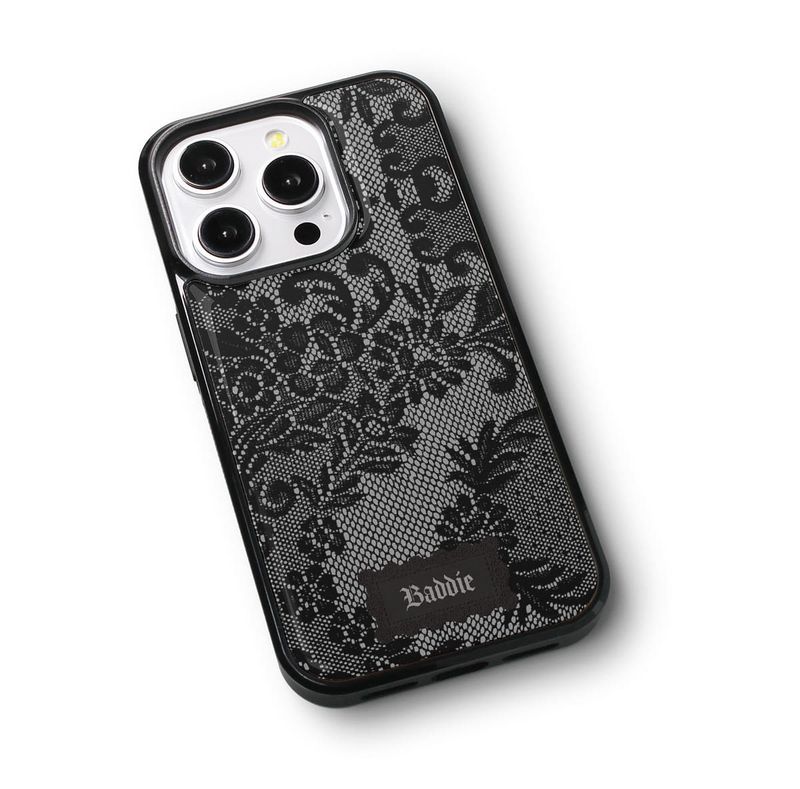 Black Veil Lace Bumper Case