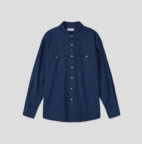 Roku Two-Pocket Denim Shirt