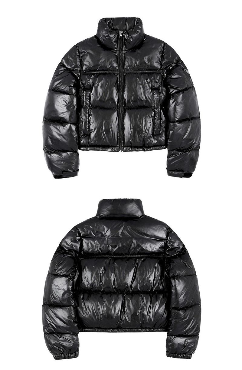 Glossy Eco-Puffer Short Padding Jumper
