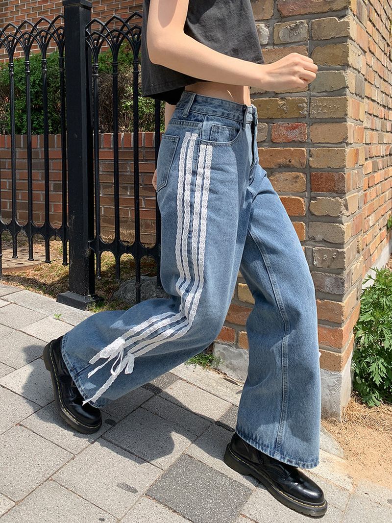 JAZZ THE ORDER(ジャズ ザ オーダー)の「LACE 3LINE DENIM JEANS(Pants)」