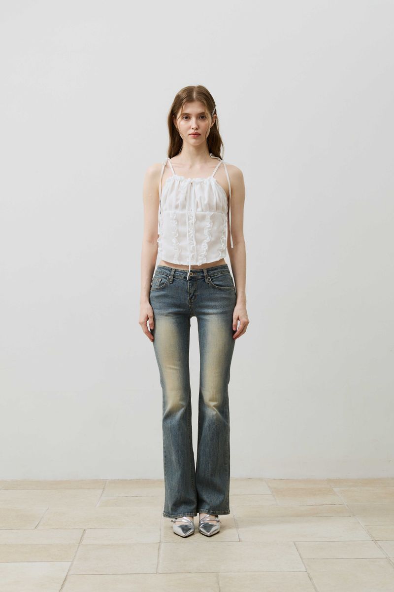 CIEL BOOTCUT DENIM PANTS / LIGHT BLUE