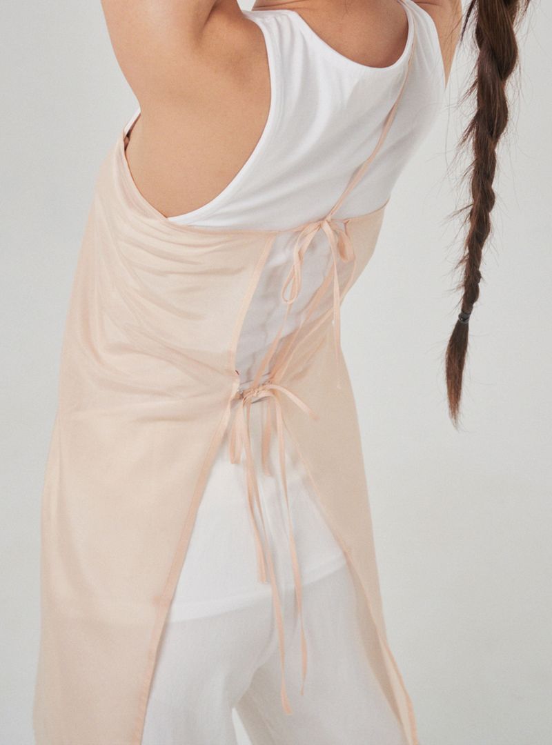 Multi layered dress (peach)