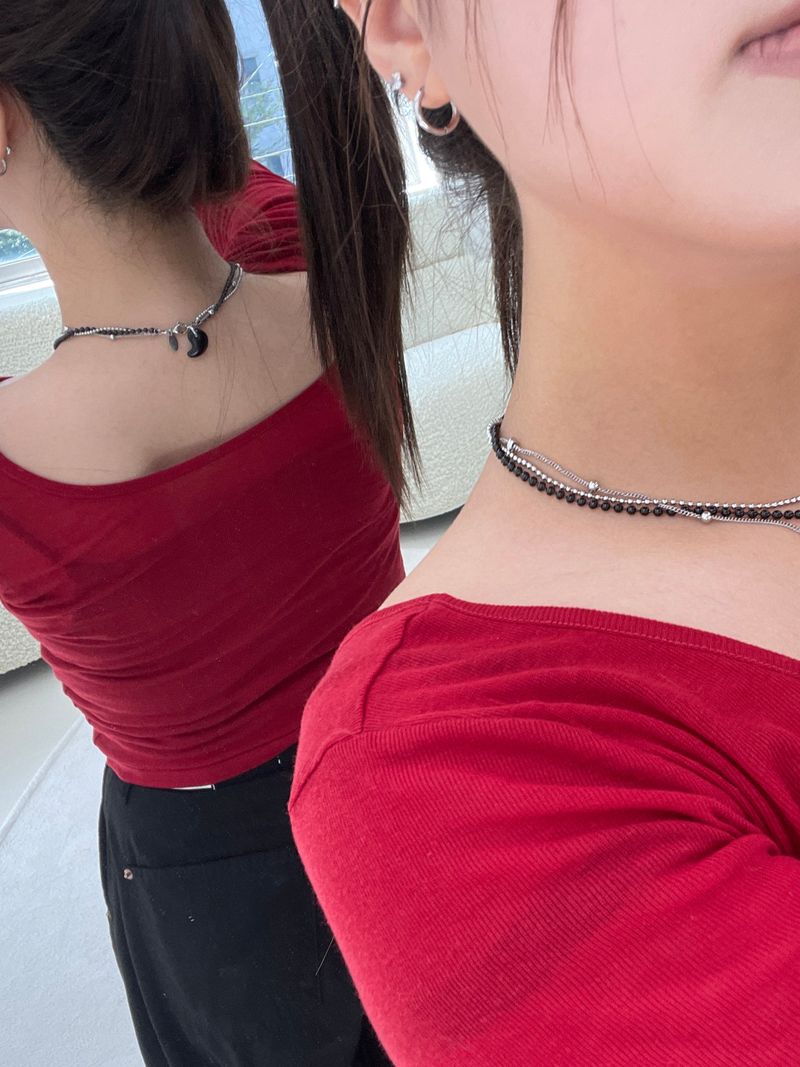 Comma Ball Mix Necklace