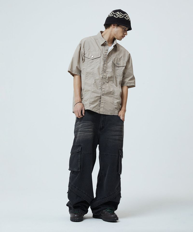 NYLON TRUCKER HALF SHIRT