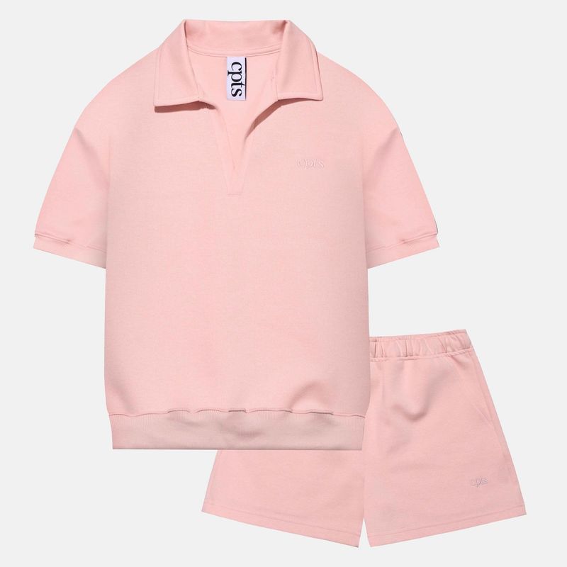 CPTS（シーピーティーエス）の「ライトポロシャツセット_PINK（セットアップ）」