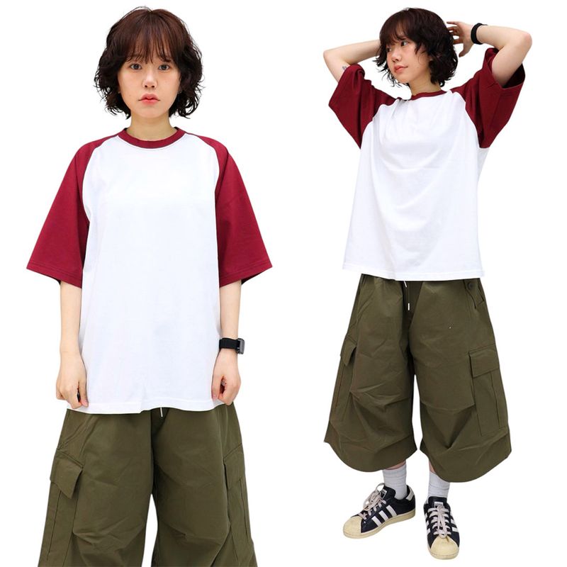 Basic Raglan Short-Sleeve T-Shirt