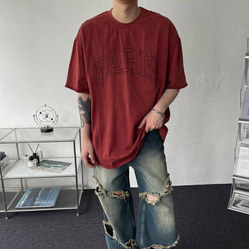 COZINESS（コジネス）の「OA Paris Stitch Embroidery Short Sleeve (2 colors)（Tops）」