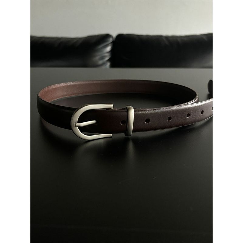 LAURANT（ロラン）の「[REAL LEATHER] Horse shoe leather belt(3color)（Fashion Accessories）」