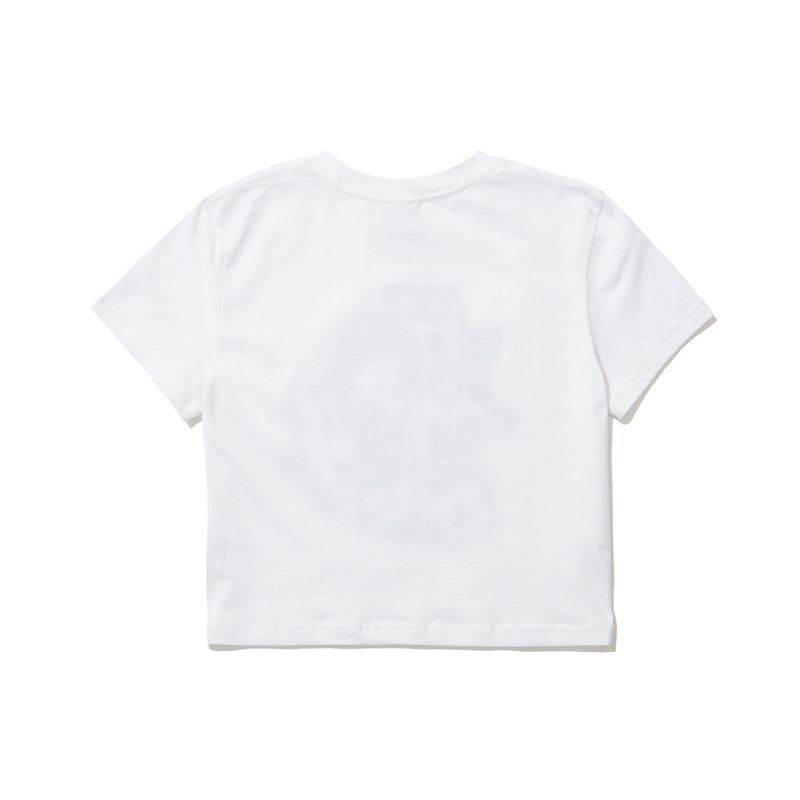 COZY CAT CROP T-SHIRT (WHITE)