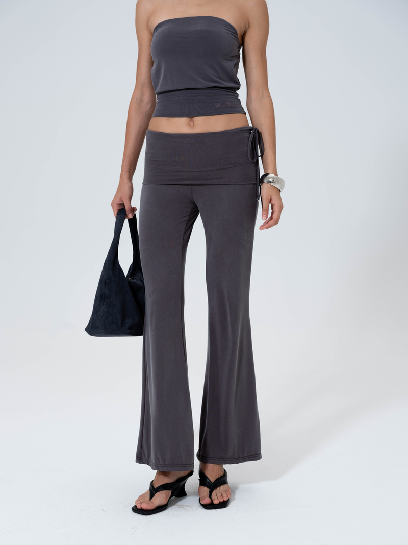 Luv Dept / Cloud-Soft Foldover Flare Pants