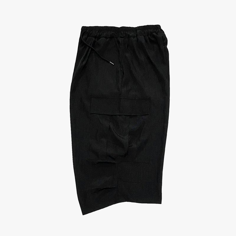 street shape capri shorts_black