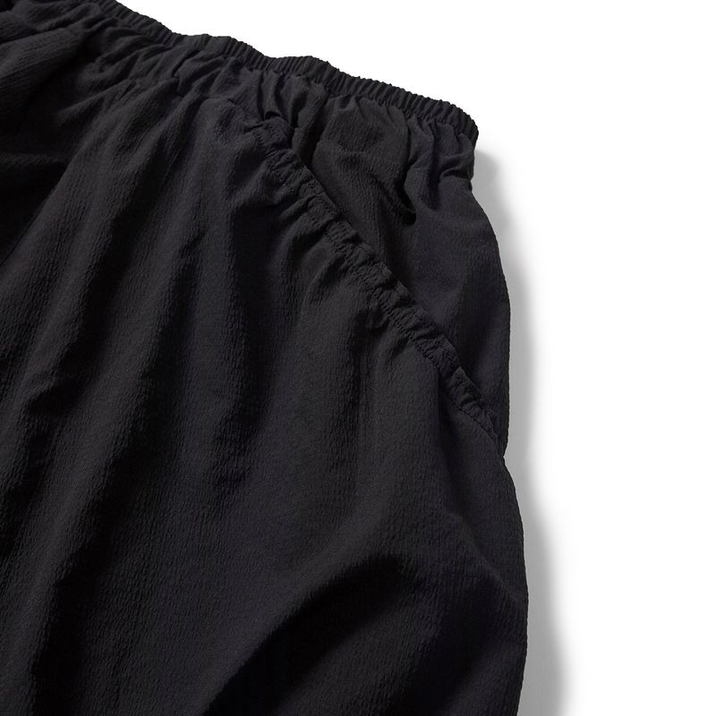 Packable parachute cargo pants / Black