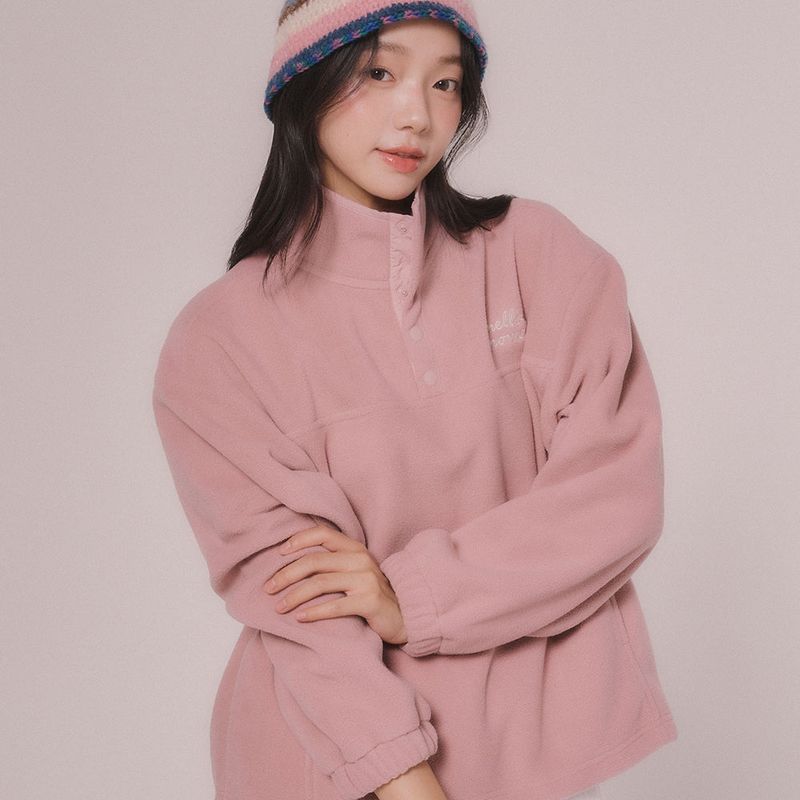 mellotory(メロートリー)の「FLEECE PULLOVER T-SHIRT (Pink)(Tops)」