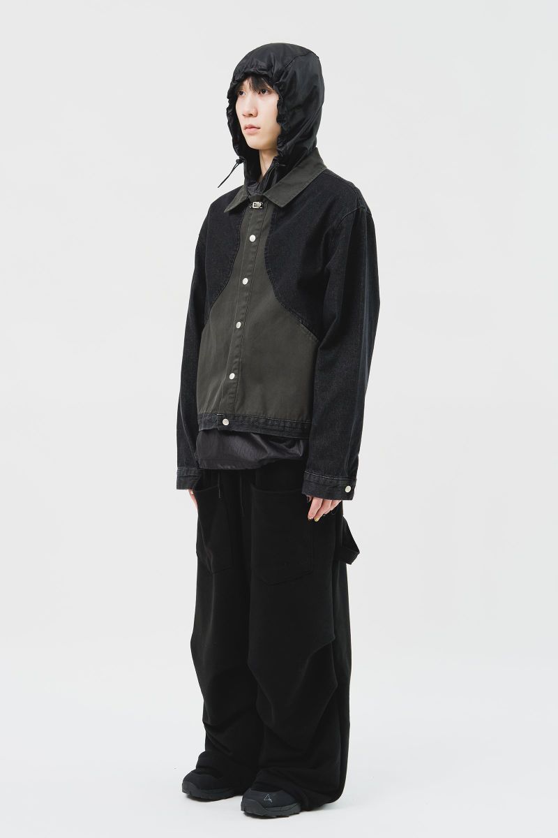 Moss Color Denim Jacket (2color)