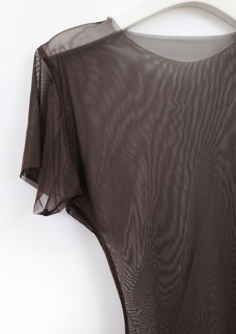 S-curve Mesh t-shirt