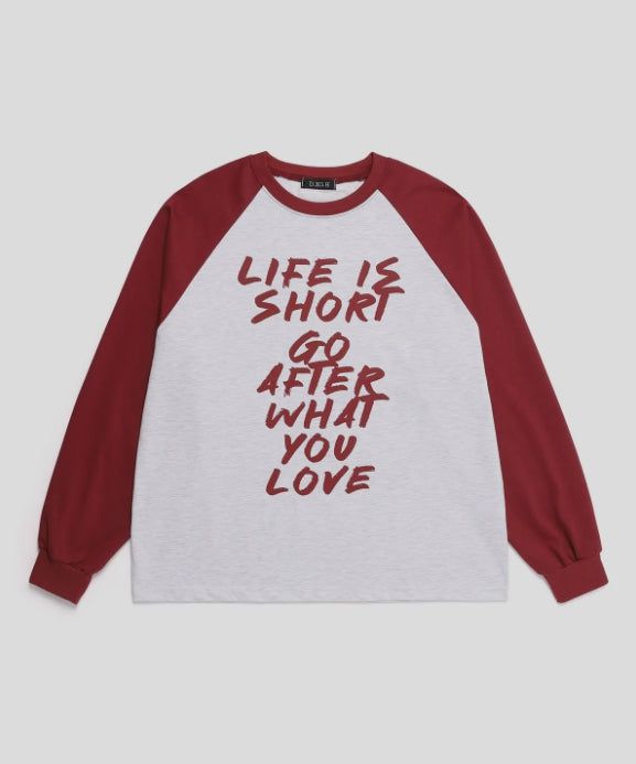 UNISEX LIFE RAGLAN T-SHIRTS 