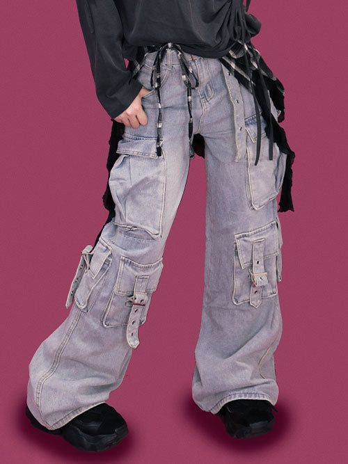 KUO（クーオ）の「papa cargo denim pants（Pants）」