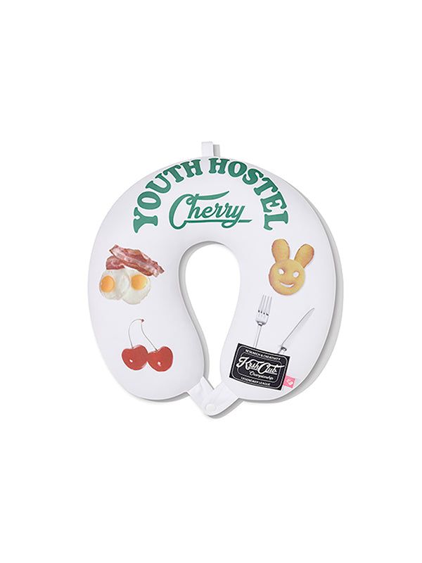 KIRSH（キルシー）の「BREAKFAST GRAPHIC NECK PILLOW [WHITE]（Smartphone Accessories）」