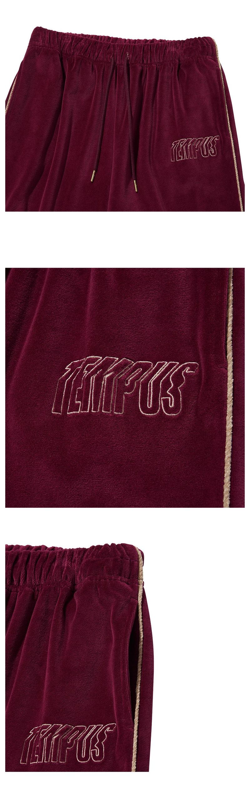 SIGNATURE TRACK PANTS [BURGUNDY]