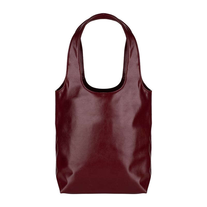 Signature Logo Leather Shoulder Bag