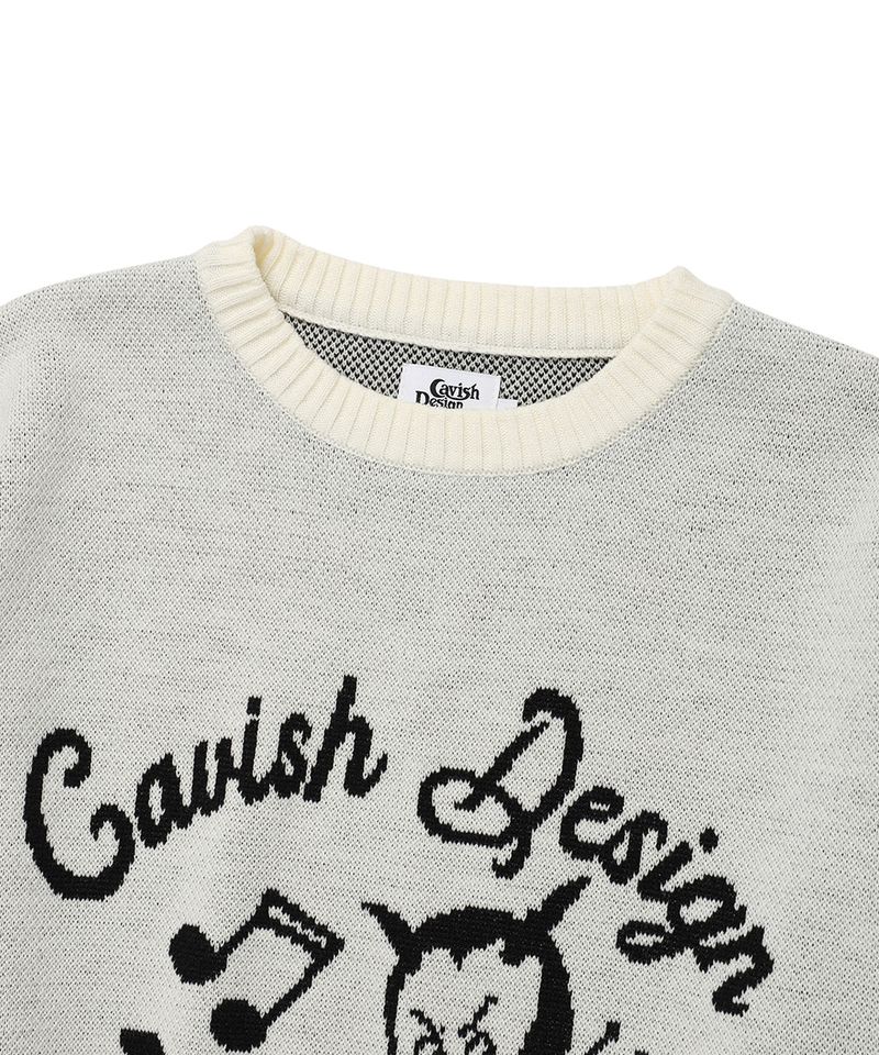 61ROAD KNIT SWEATER IVORY(CV2ESUK600A)