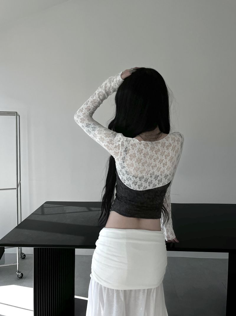 rose bolero cardigan (3color)