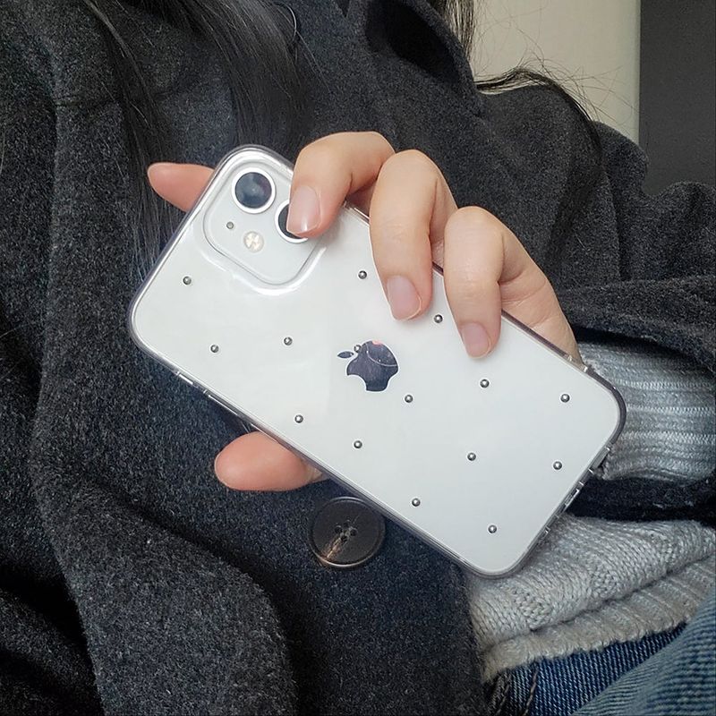 [MADE] Silver Dot Resin Case