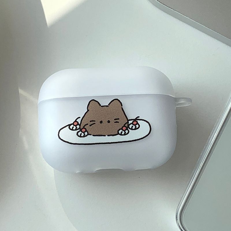 Pudding Somecat AirPods Case_matt
