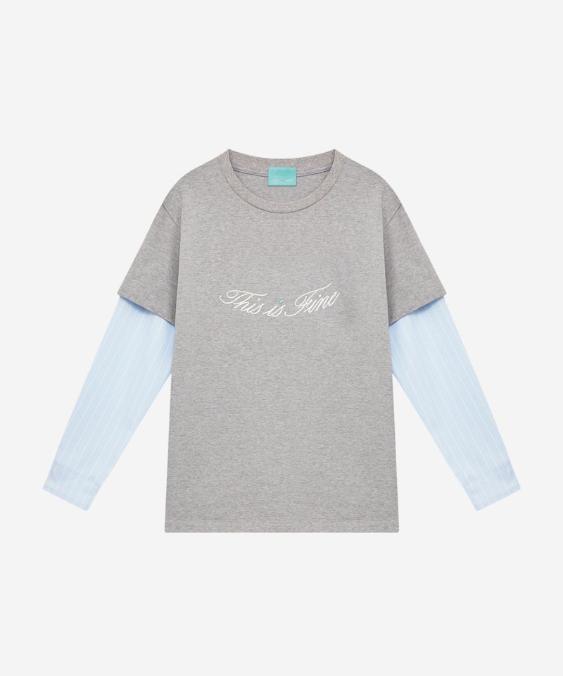 THIS IS FINE(ディス イズ ファイン)の「Relaxed Double Layer Tee(Tops)」