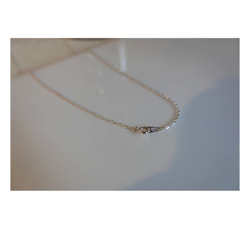 Luster chain necklace