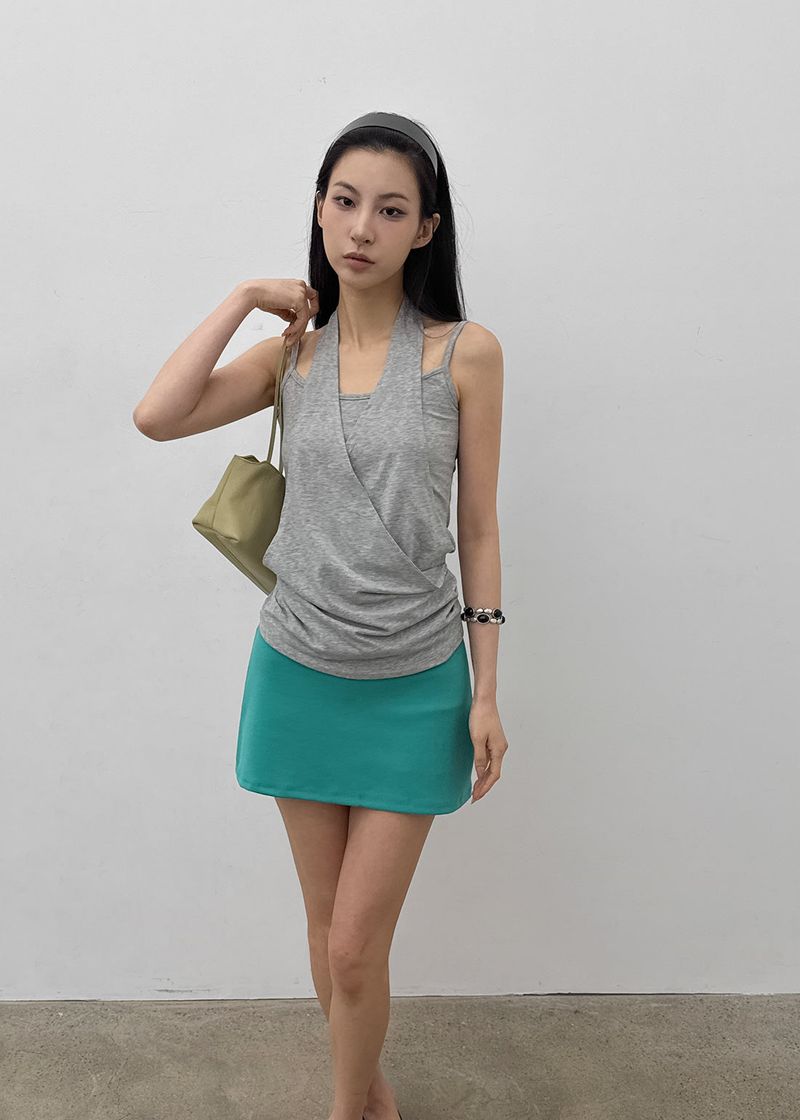 [MADE] Kumel Layered Halter Sleeveless