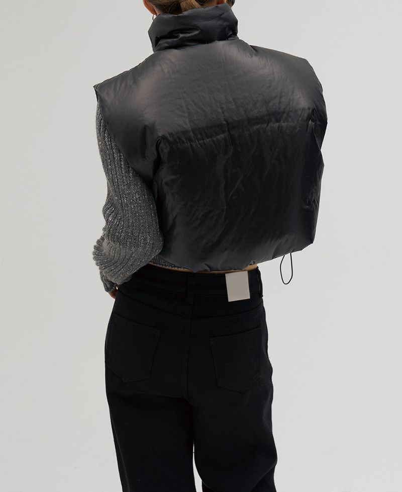 (UNISEX)グルークロップベストダウン