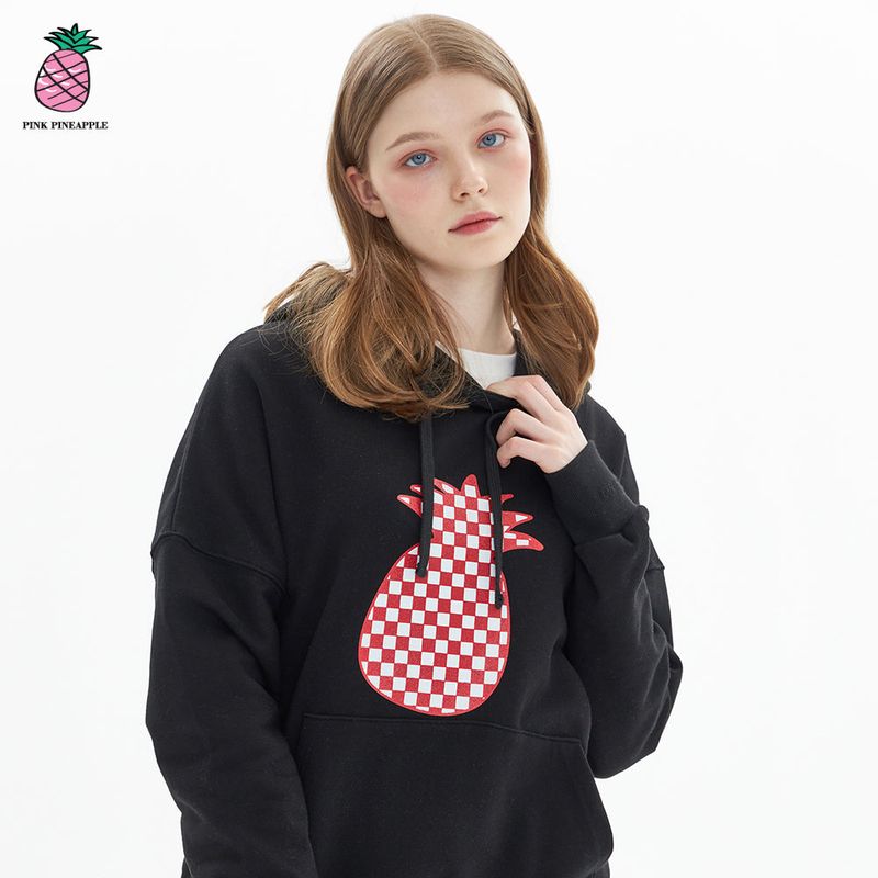 PINK PINEAPPLE（ピンクパイナップル）の「CHESS CHECK HOODIE (3color)（Tops）」