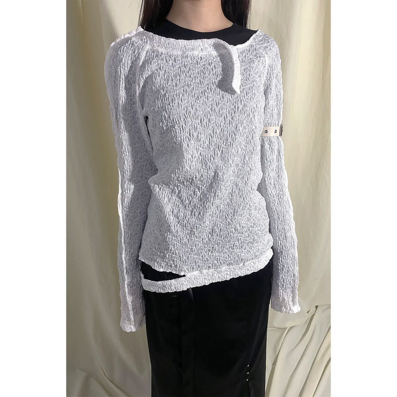 Still Lethardy（スティル レサーディ）の「CUT-OUT RAGLAN SLEEVE TOP（Tops）」