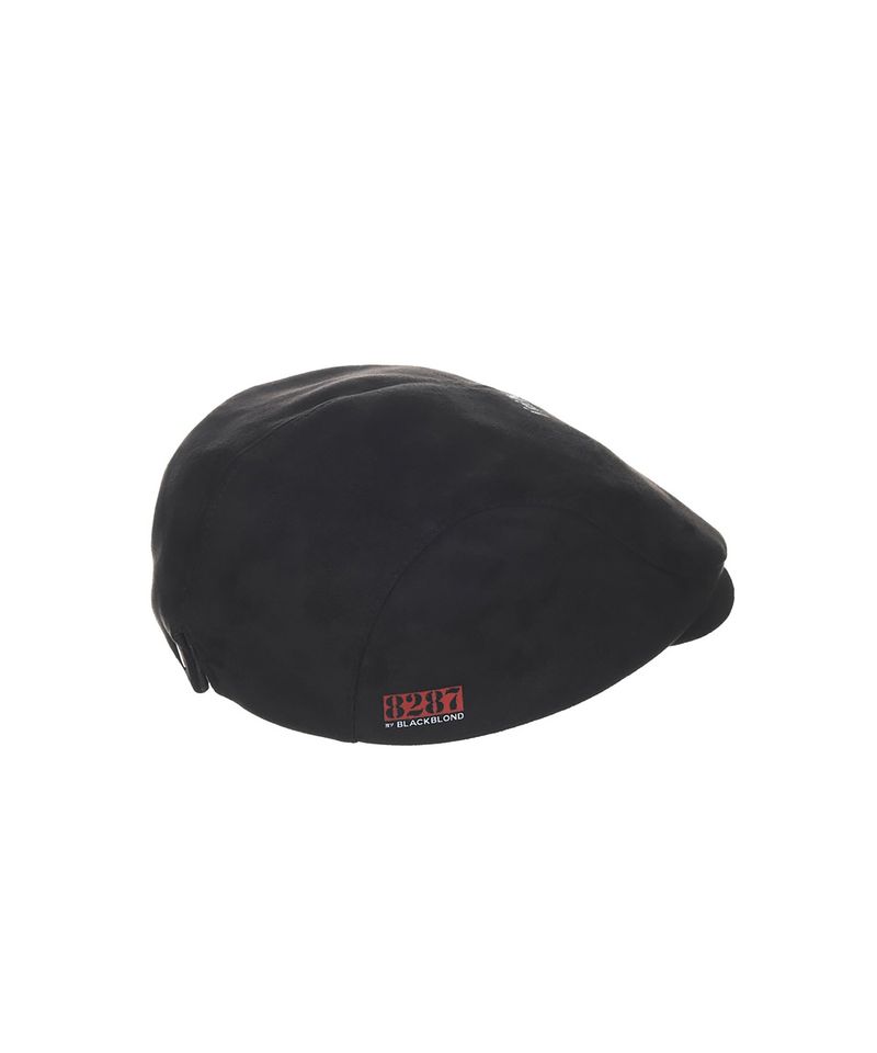 8287 Limitedition Suede Newsboy Cap (Black)