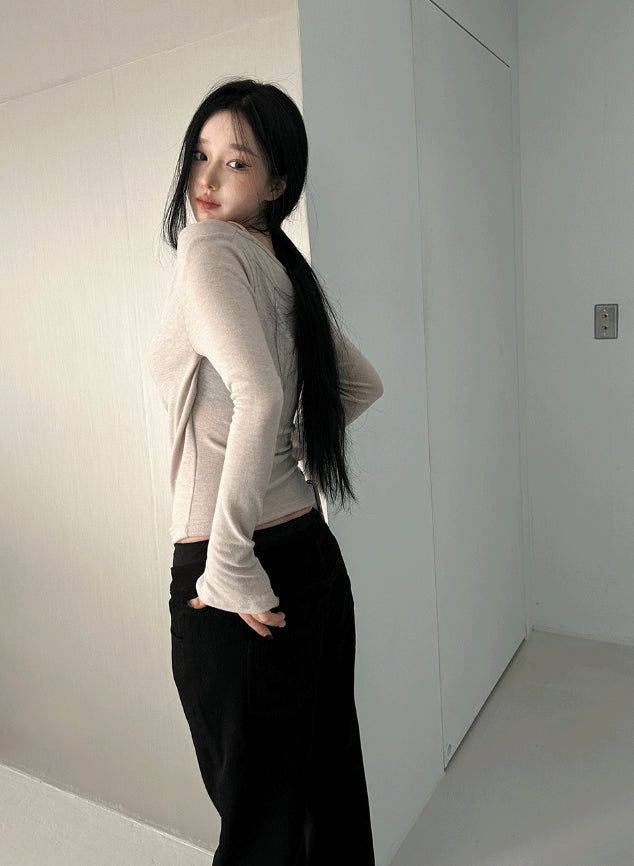 Soft Drape Slim Top