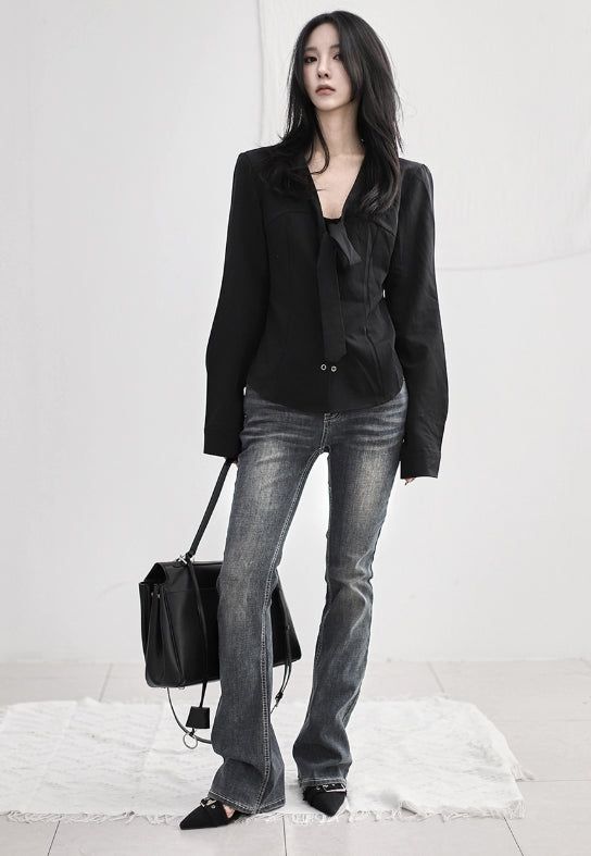 Berl Scarf Blouse