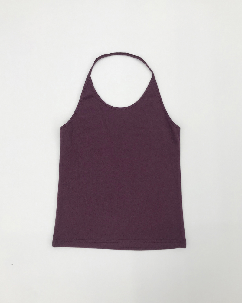 Triangle halterneck sleeveless top (5color)