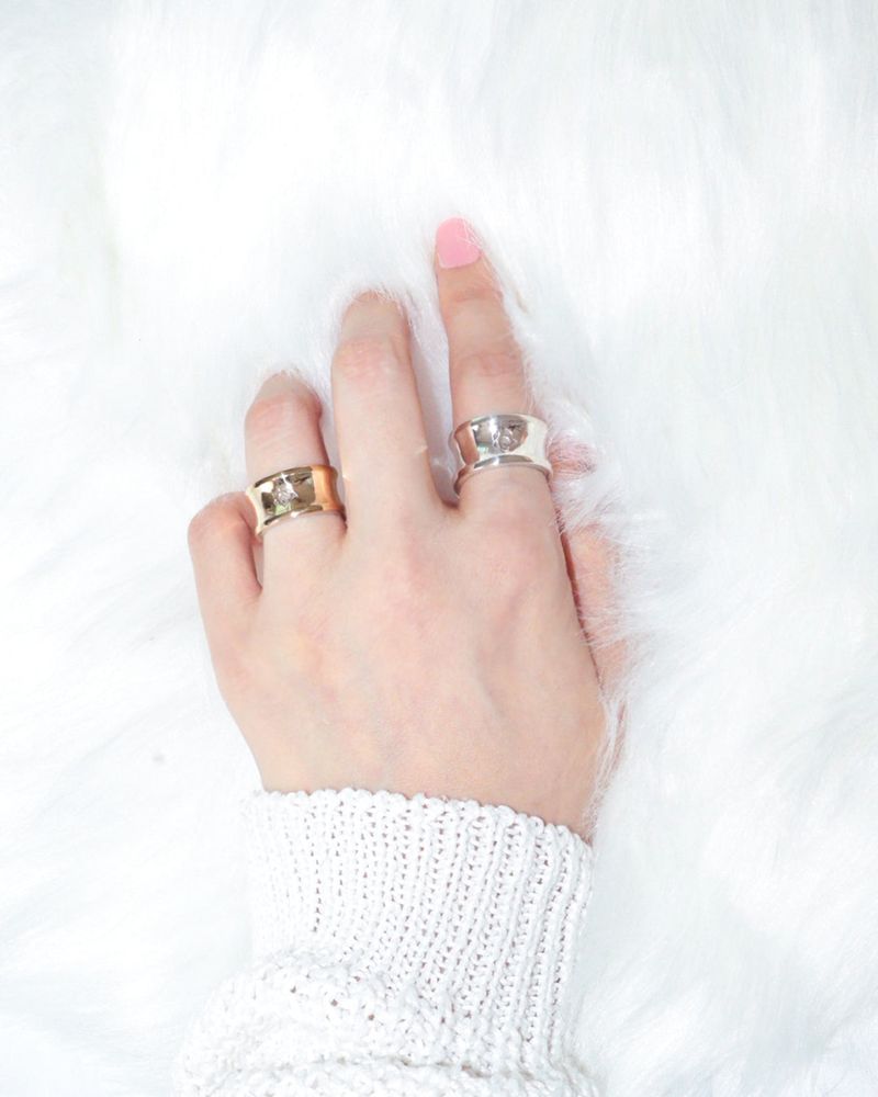 [MADE] lovely rose. bold rose hole ring