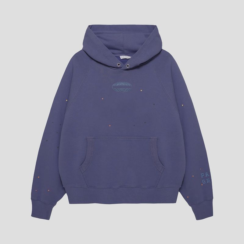 PARAGRAPH(パラグラフ)の「ELLIPSE LOGO EMBROIDERED HOODIE - PURPLE(Tops)」