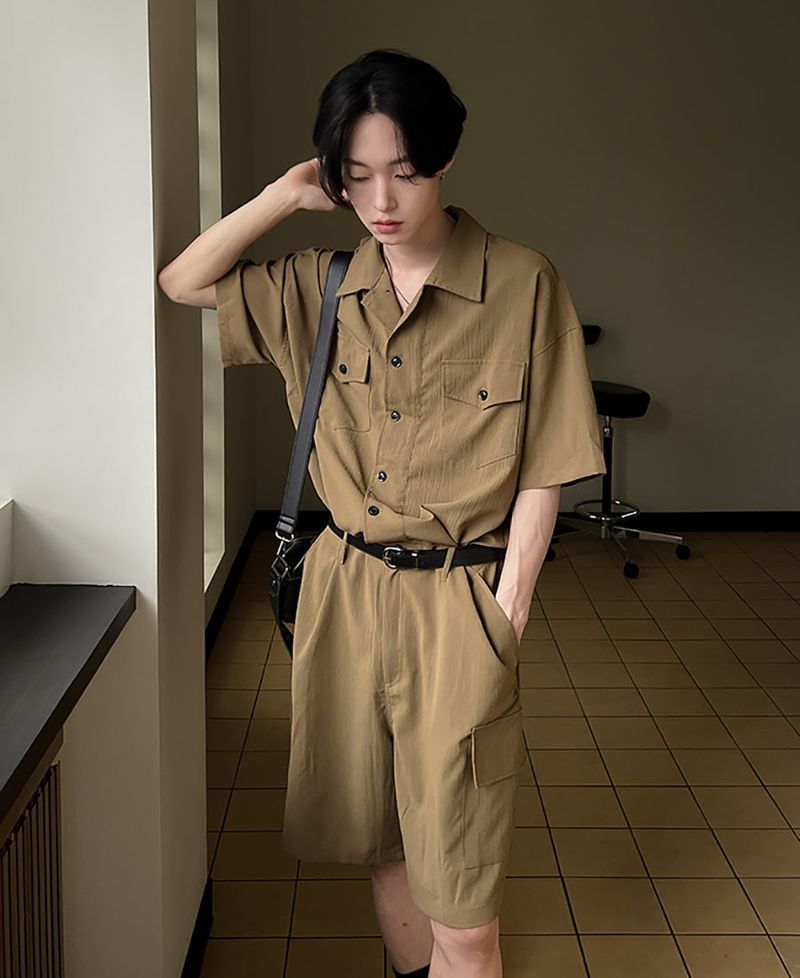 [ベルトあり] Jamie Jumpsuit (2 color)