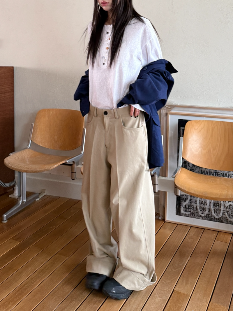 dot pocket pants