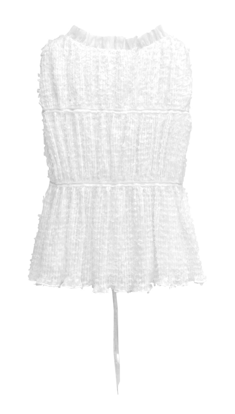 Shirring blouse