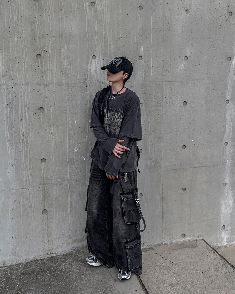 County Layered Long Sleeve T-shirt