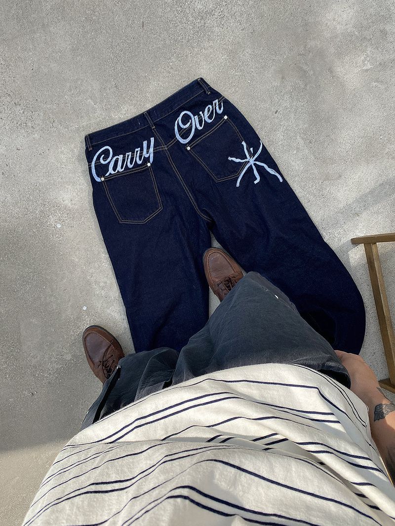 No.1239 CO handle E denim PT (3color)