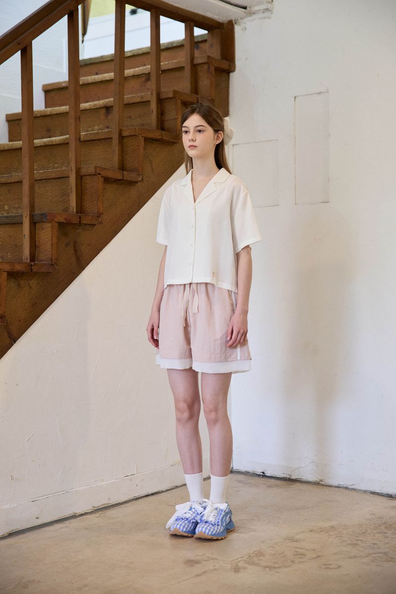 OPEN COLLAR HALF SHIRTS (3 COLORS)