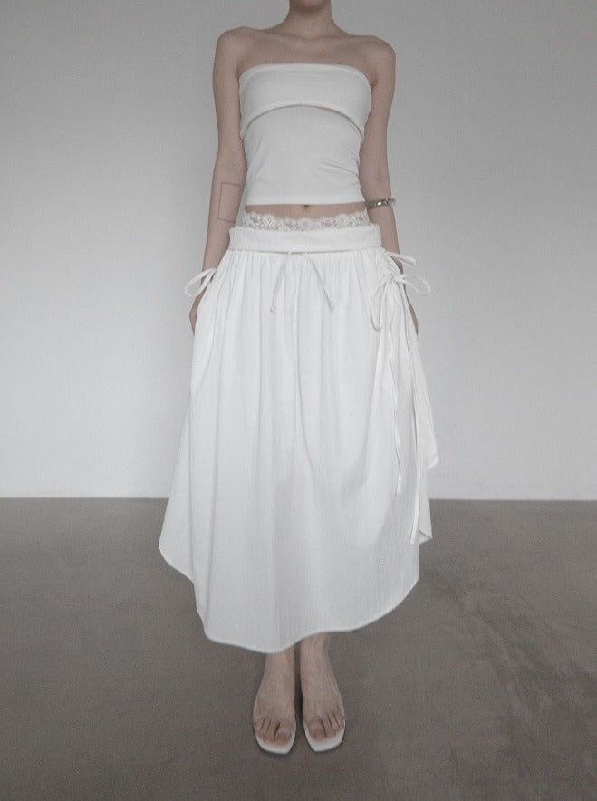 Twabel Knot Dual Tube Top
