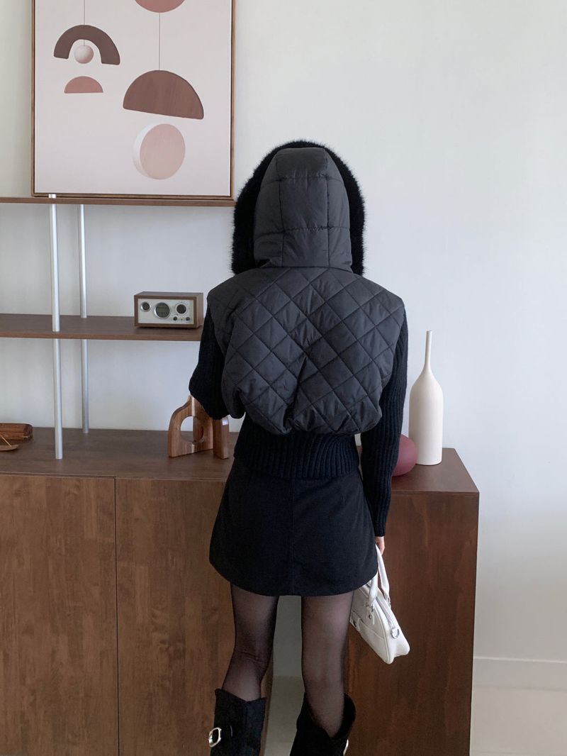 Motion Two-Way Zipper Quilted Knit Padding (3 Colors)