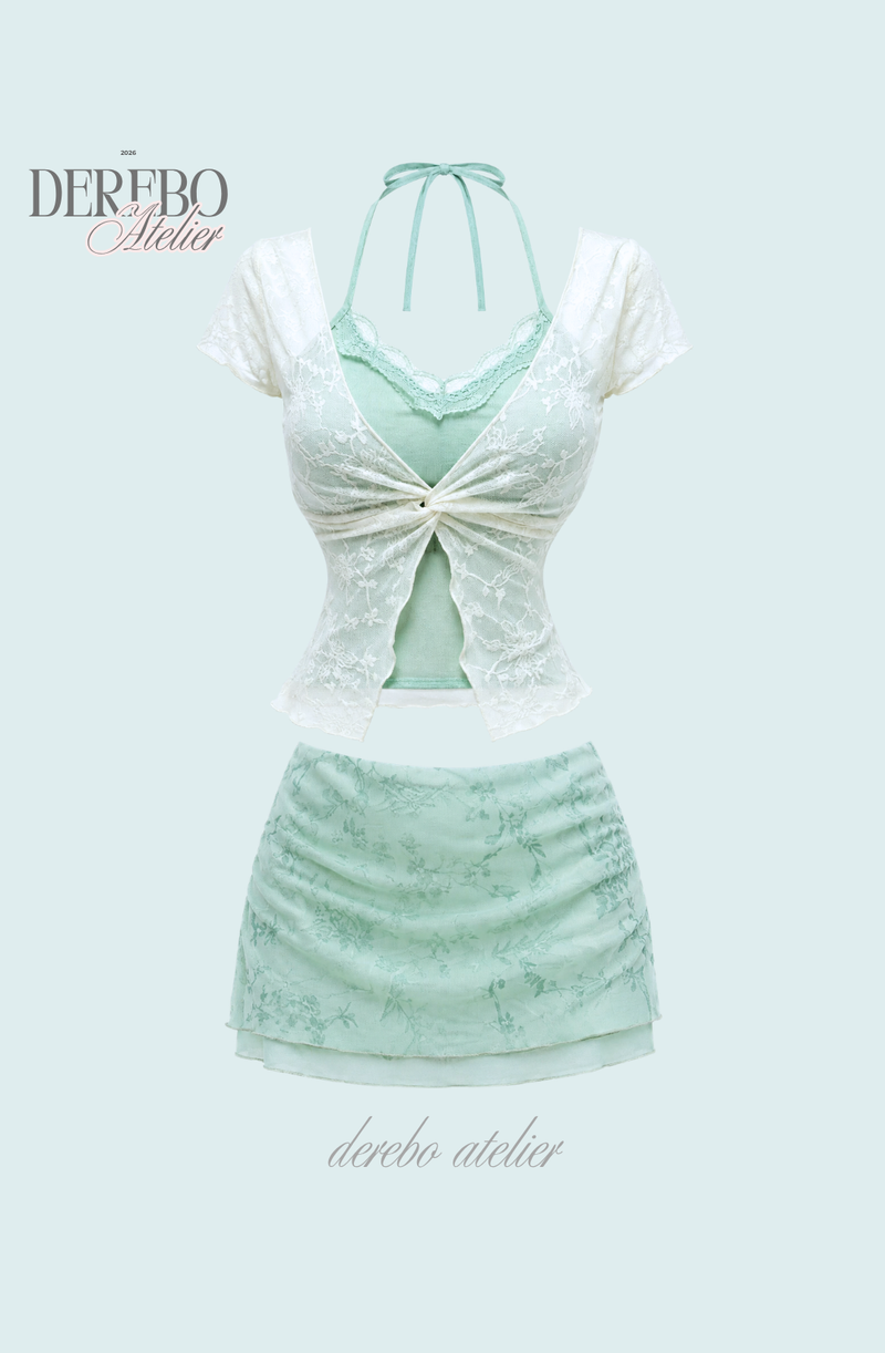 Rare mint shirring skirt