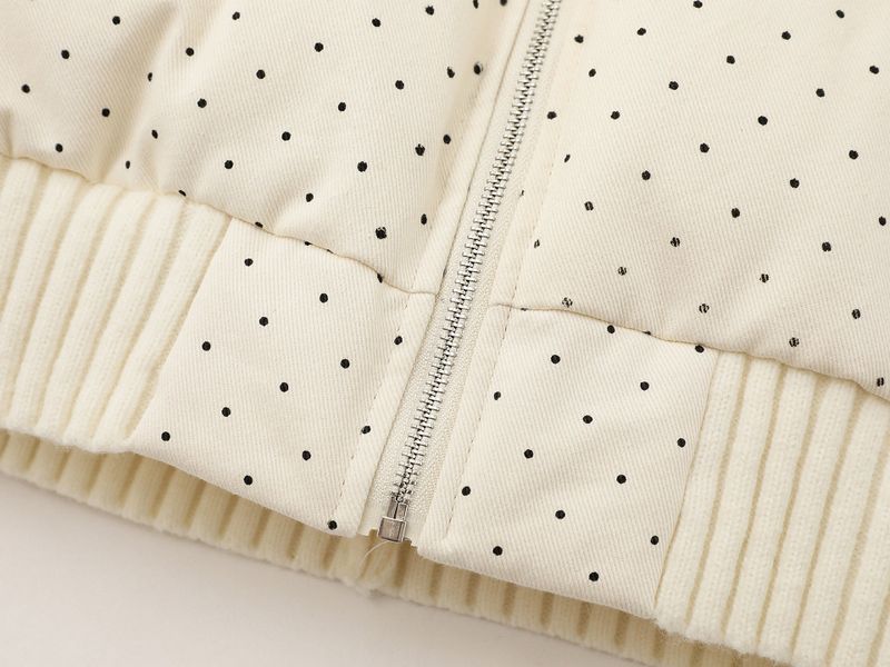 Ribbon Dot Padded Jacket 233507826
